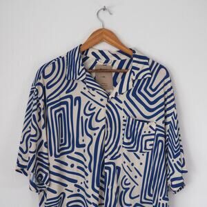 OAS Viscose Eldovado Camp Collar Shirt - Sz.XXL